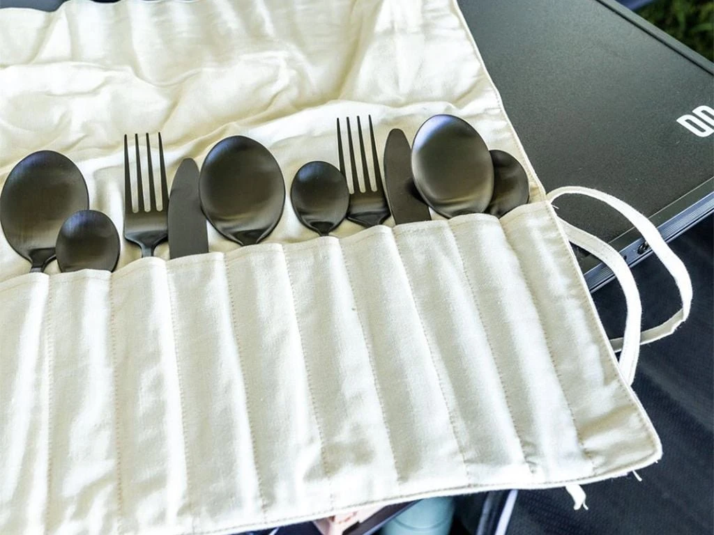 Travellife Altea Stainless Steel Black 16-delige Bestekset 5 Travellife Altea Stainless Steel Black 16-delige Bestekset - Afbeelding 3