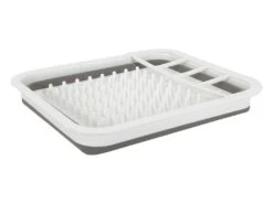 Gimex Opvouwbaar Grey/White Afdruiprek -Buiten Kamperen 65c21161458965.52019587