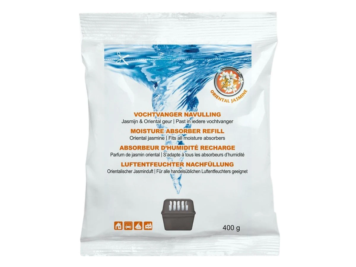 Merkloos Bullstore Jasmijn 400 Gram Navulling Vochtvanger - 12 Stuks 3 Merkloos Bullstore Jasmijn 400 Gram Navulling Vochtvanger - 12 Stuks