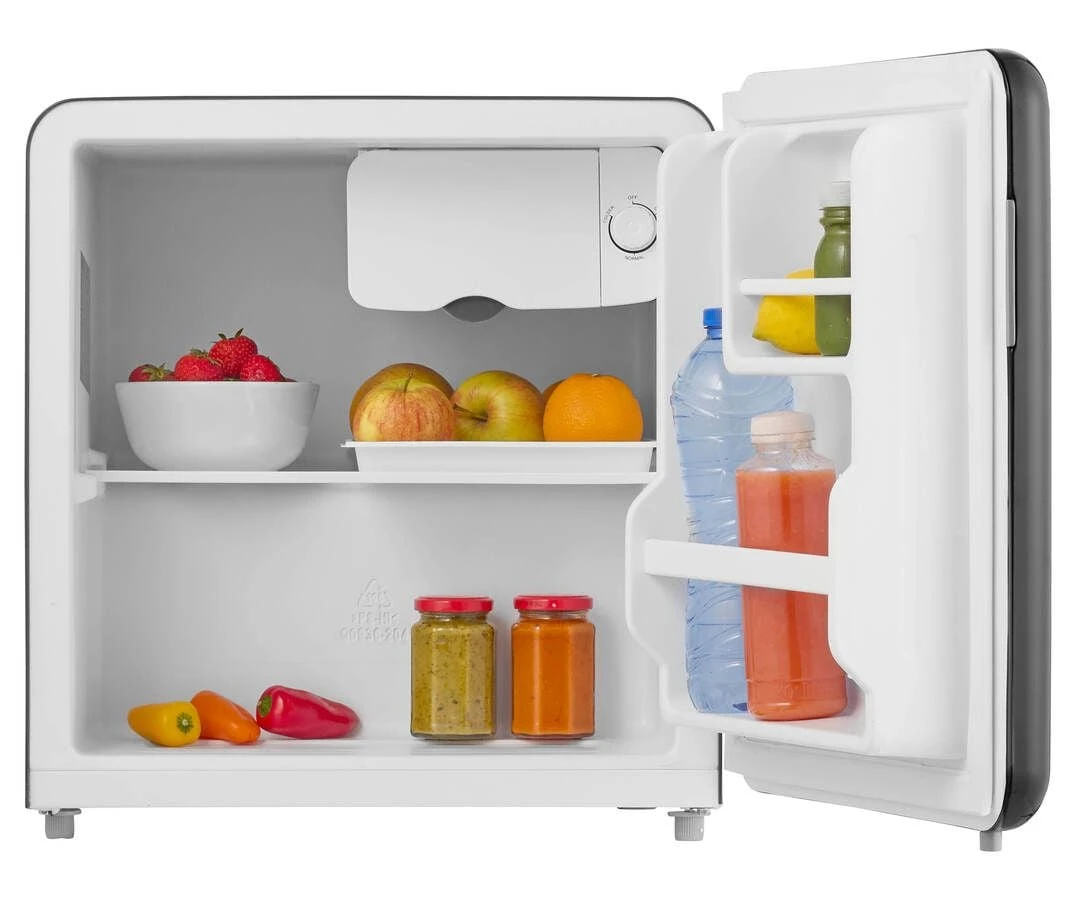 Tomado TRM4701B Mini Retro Koelkast 4 Tomado TRM4701B Mini Retro Koelkast - Afbeelding 2