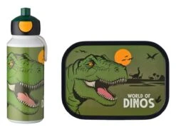 Mepal Campus Pop-Up Drinkfles Met Lunchbox - Dino