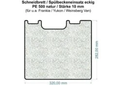 VierTec Gootsteen Snijplank Weinsberg-Van/Frankia/Yukon -Buiten Kamperen 6634bcc6509c07.22818779