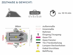 Tambu Natuna Trekkerstent -Buiten Kamperen 6635c7f47139a7.05484257