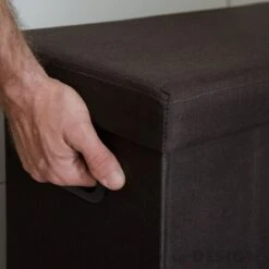 Merkloos DuneDesign 70 Liter Wasmand - Black -Buiten Kamperen 6644c00cc93e34.98919958