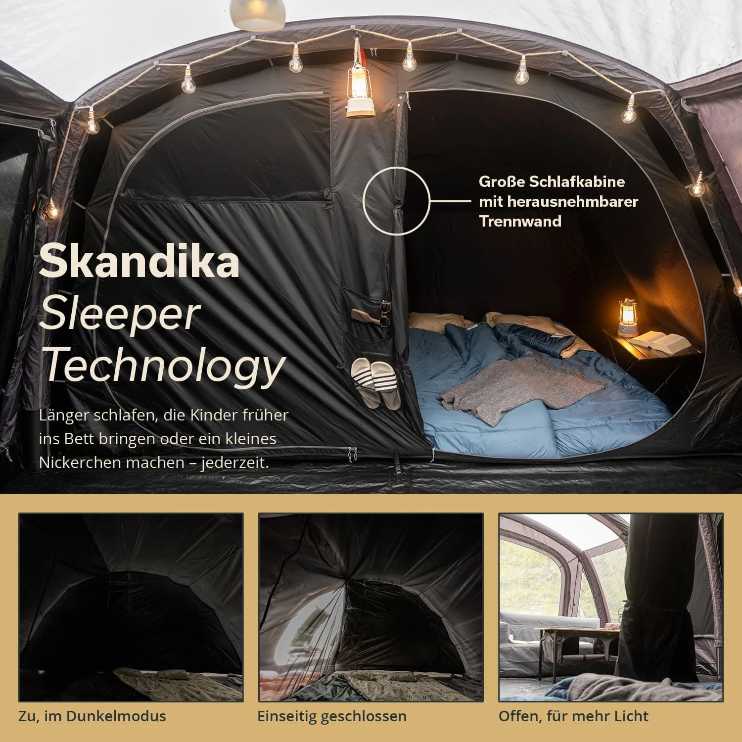 Skandika Timola 6 Air Sleeper Protect XL Opblaasbare Tent 4 Skandika Timola 6 Air Sleeper Protect XL Opblaasbare Tent - Afbeelding 2