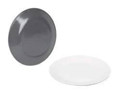 Bo-Camp Two-tone Grey 16-delig Serviesset -Buiten Kamperen 66477861339941.93164850