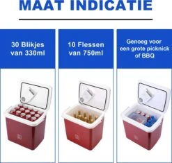 Brisby 25 Liter AC/DC Elektrische Koelbox - Red 13 Brisby 25 Liter AC/DC Elektrische Koelbox - Red -Buiten Kamperen 665d9b5556ee24.47060485