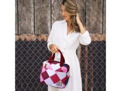 Merkloos Brisby 4-laags Geïsoleerde 4 Liter Koeltas - Blok Rose -Buiten Kamperen 665db763806d02.63425615