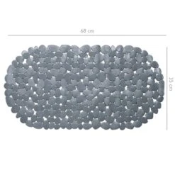 IVOL 68x35 Cm Antislip Badmat - Grey -Buiten Kamperen 665f16f3cdd414.82597060