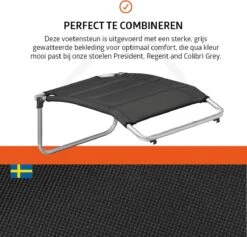 Campout 48 X 76 Cm Voetensteun - Grey -Buiten Kamperen 66792eb7d8e1c4.49404792