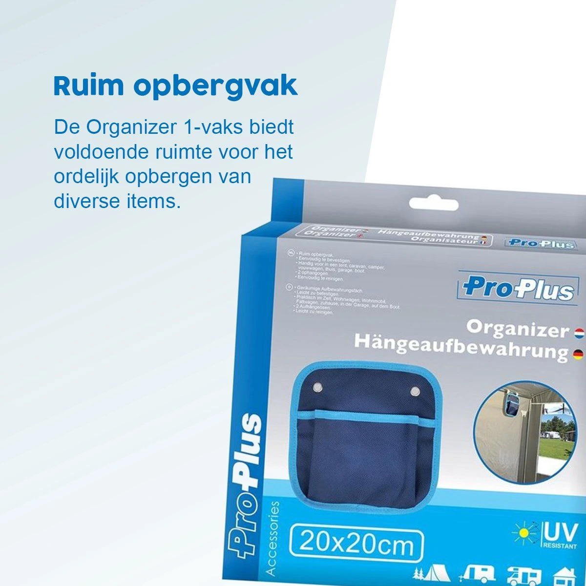 ProPlus 1-vaks Organizer - 20 X 20 Cm 5 ProPlus 1-vaks Organizer - 20 X 20 Cm - Afbeelding 3