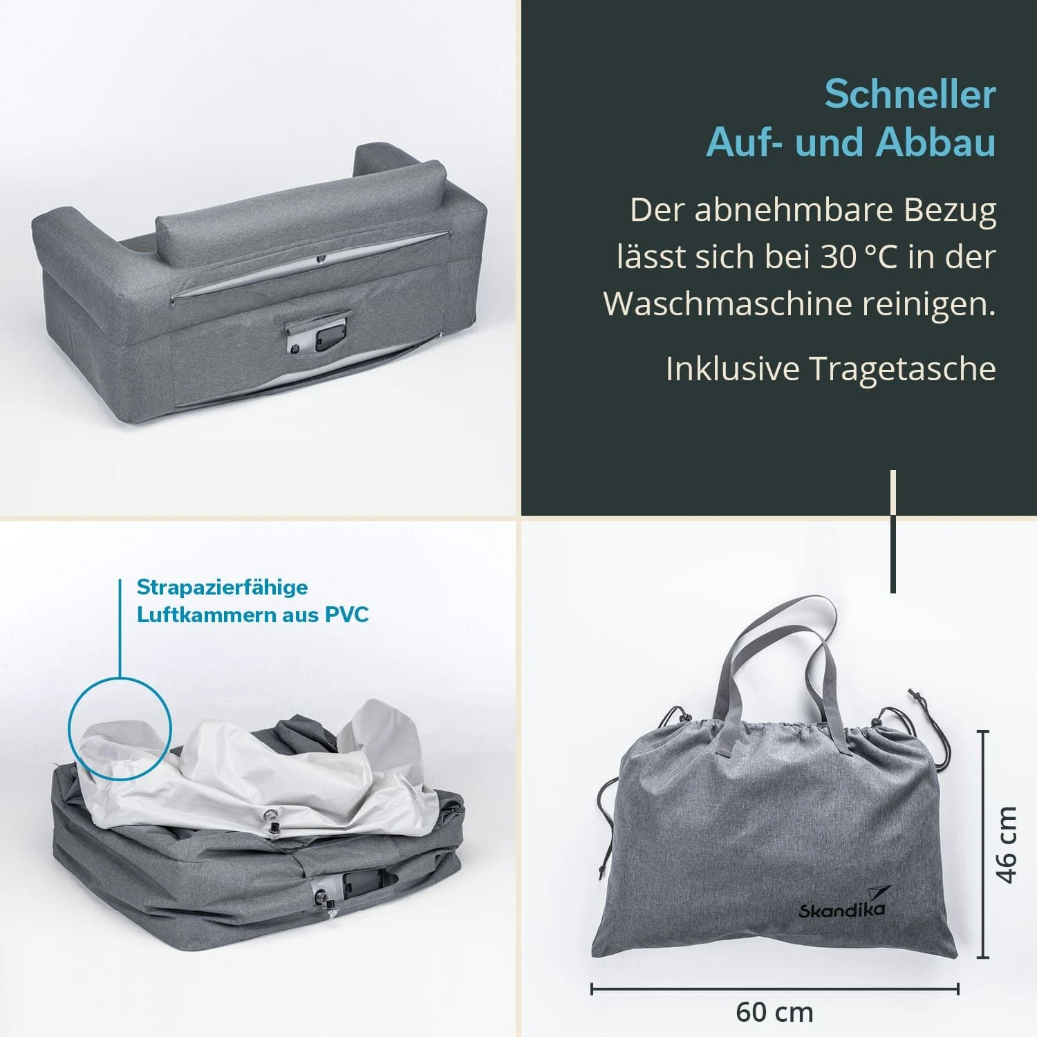 Skandika Easy Air Double Opblaasbare Bank 7 Skandika Easy Air Double Opblaasbare Bank - Afbeelding 5