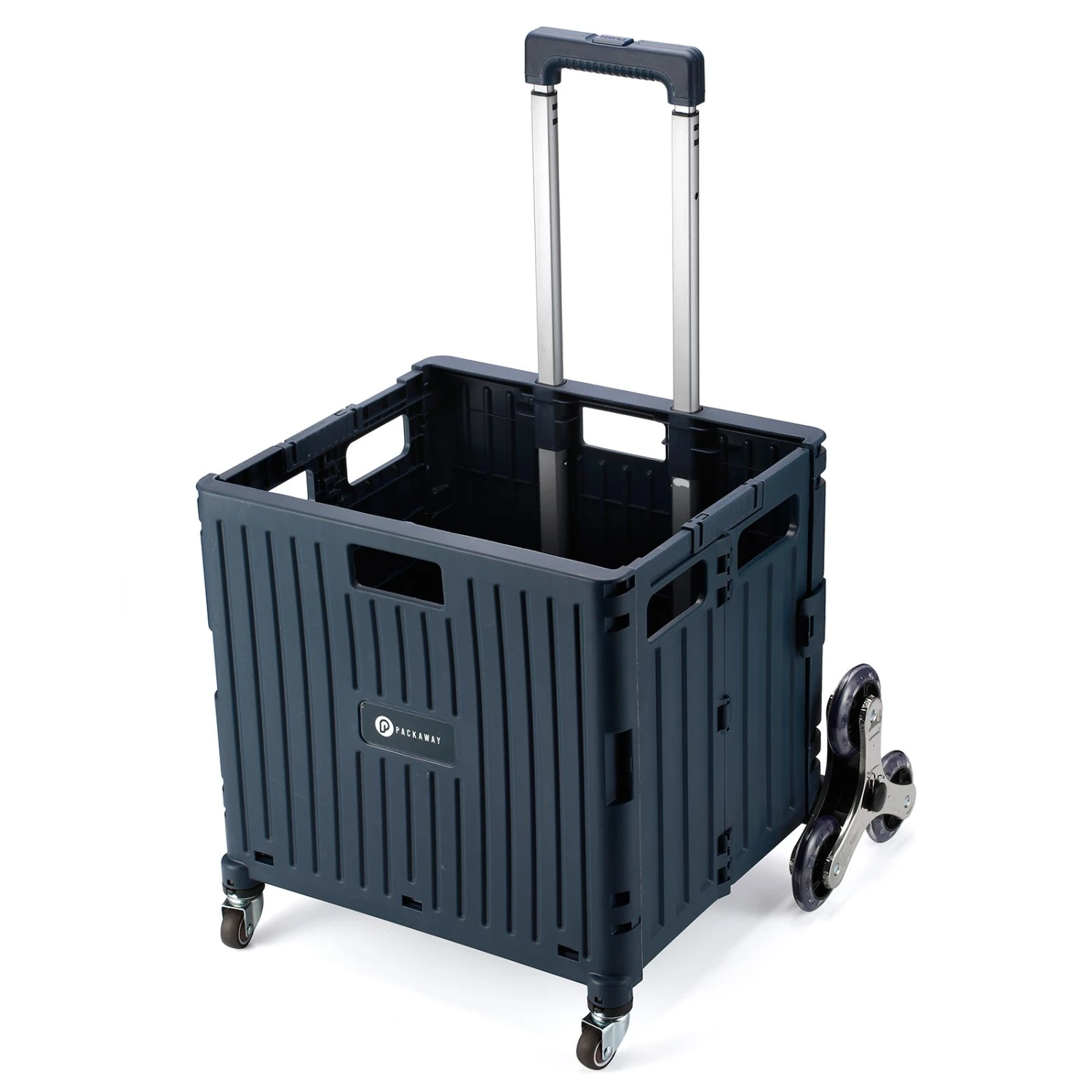 Merkloos Packaway 50 Liter Boodschappentrolley Met Trapwielen - Blue 5 Merkloos Packaway 50 Liter Boodschappentrolley Met Trapwielen - Blue - Afbeelding 3