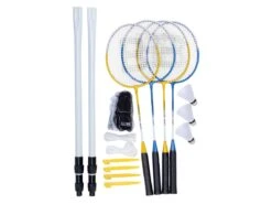 Merkloos Baseline Pro Badmintonset - 4 Spelers
