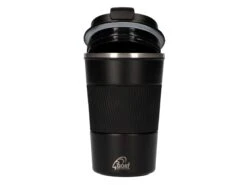 Merkloos GOAT Outdoor 380 Ml RVS Koffiebeker To Go - Black