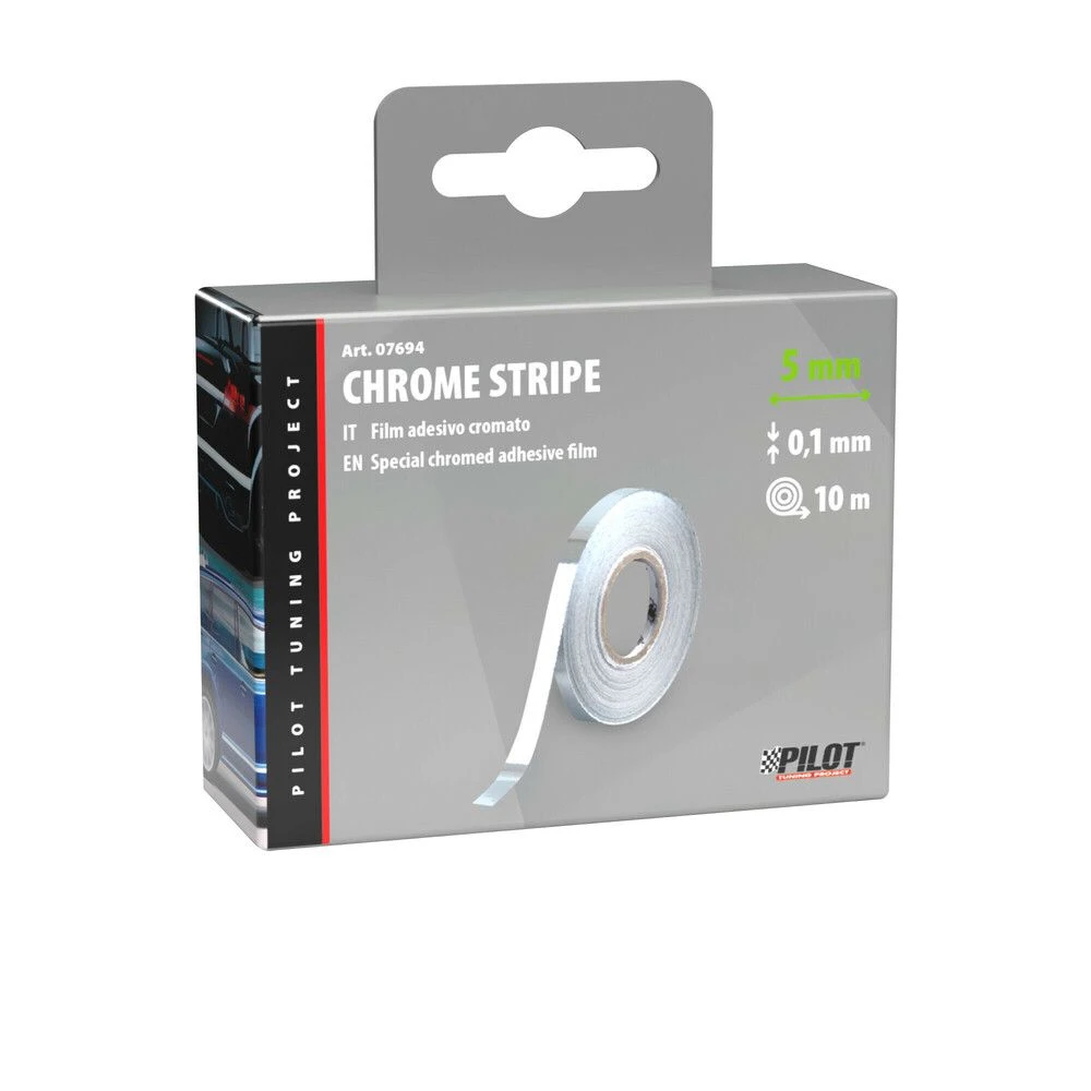 Lampa Chromen Tape - 5 Mm X 10 Meter 5 Lampa Chromen Tape - 5 Mm X 10 Meter - Afbeelding 3