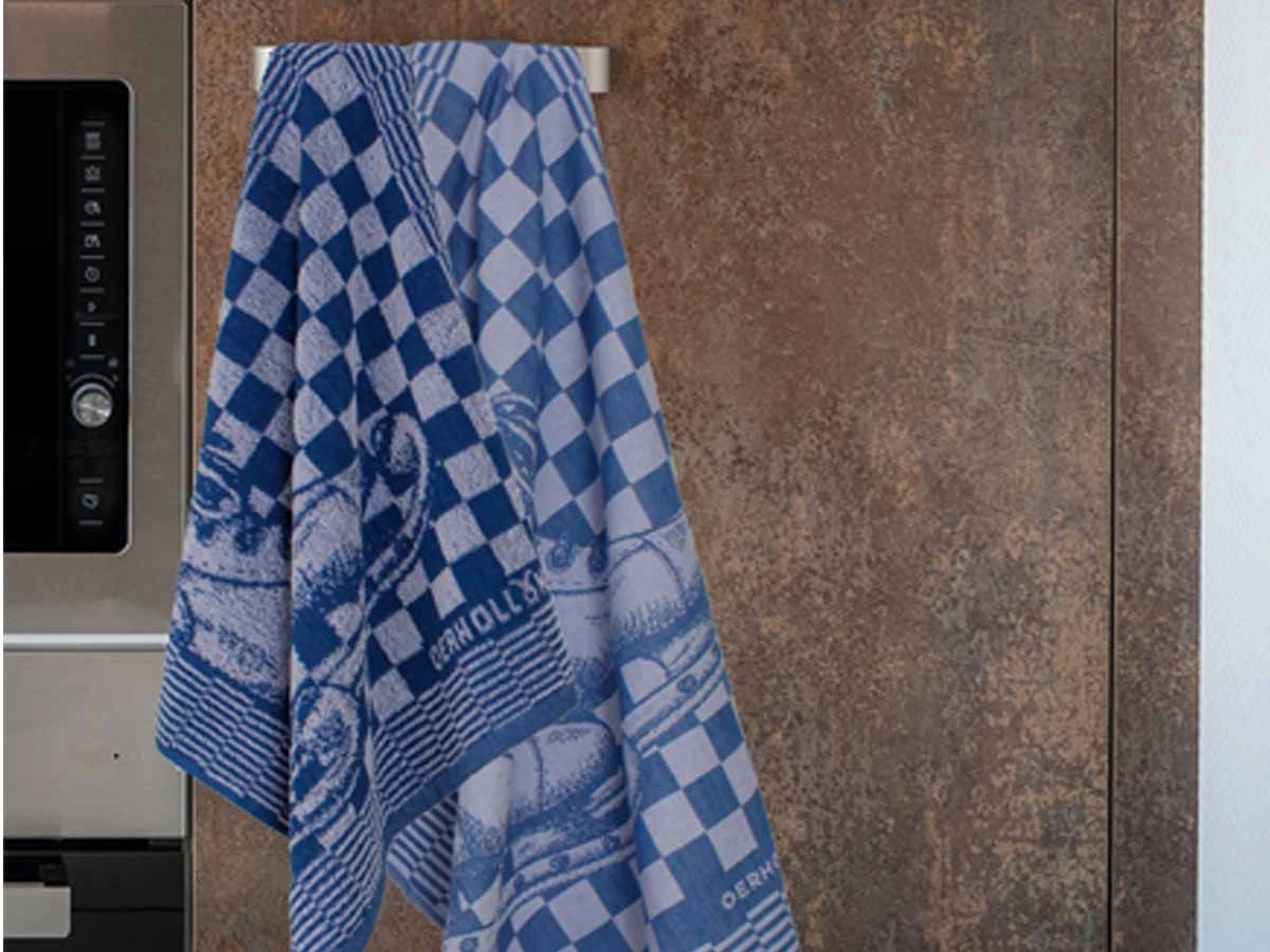 DoubleDry Schaats 50 X 50 Cm Set Van 6 Keukendoeken - Blauw 7 DoubleDry Schaats 50 X 50 Cm Set Van 6 Keukendoeken - Blauw - Afbeelding 5