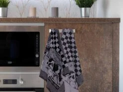 DoubleDry Koe 50 X 70 Cm Set Van 6 Theedoeken - Zwart -Buiten Kamperen 66fac447e3a996.37947902