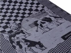 DoubleDry Koe 50 X 70 Cm Set Van 6 Theedoeken - Zwart -Buiten Kamperen 66fac448033690.30075979