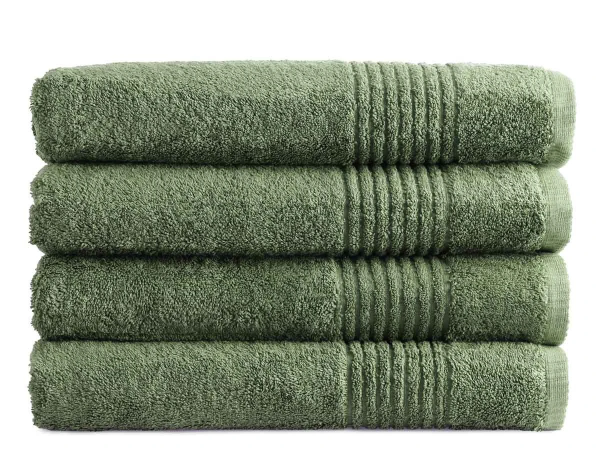 Merkloos PHLOX Supreme 70 X 140 Cm Set Van 4 Handdoeken - Oud Groen 3 Merkloos PHLOX Supreme 70 X 140 Cm Set Van 4 Handdoeken - Oud Groen