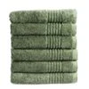 Merkloos PHLOX Supreme 50 X 100 Cm Set Van 6 Handdoek - Oud Groen -Buiten Kamperen 66fac49004eb48.04784368