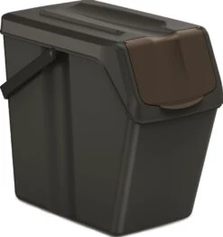 Merkloos Keden Set Van 4 Afvalscheidingsbakken - 25 Liter -Buiten Kamperen 6c77254377ac72a7