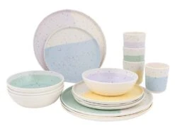Bo-Camp Pastel Annecy 16-delige Serviesset