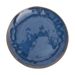 Bo-Camp Halo Set Van 4 Melamine Dinerborden - Blue -Buiten Kamperen 7065152e836fb895