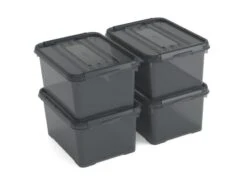 Curver Handy+ 15 Liter Opbergboxen - 4 Stuks