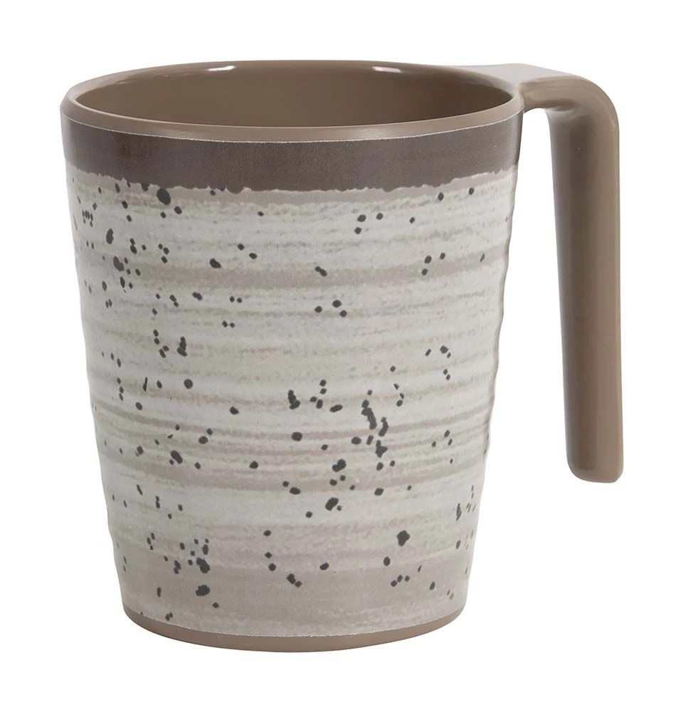 Bo-Camp Halo L Set Van 4 Melamine Mokken - Beige 4 Bo-Camp Halo L Set Van 4 Melamine Mokken - Beige - Afbeelding 2