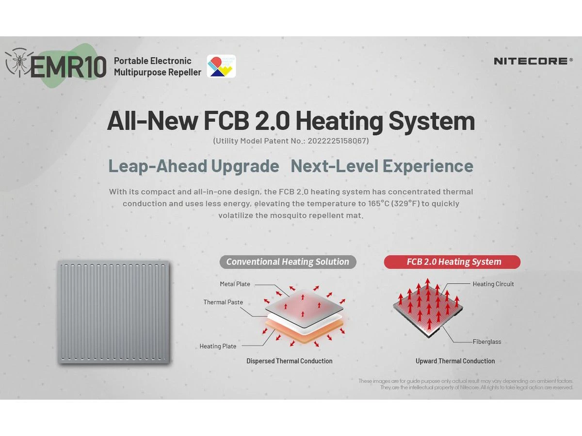 Nitecore EMR10 Oplaadbare Muggenverjager 8 Nitecore EMR10 Oplaadbare Muggenverjager - Afbeelding 6