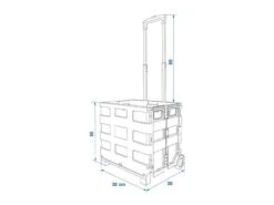 ProPlus Inklapbare Transporttrolley 10 ProPlus Inklapbare Transporttrolley -Buiten Kamperen 7aa60b9203418e80