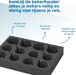 ProPlus Foam Glas En Bekerhouder 12 ProPlus Foam Glas En Bekerhouder -Buiten Kamperen 8be71bc44d65c219