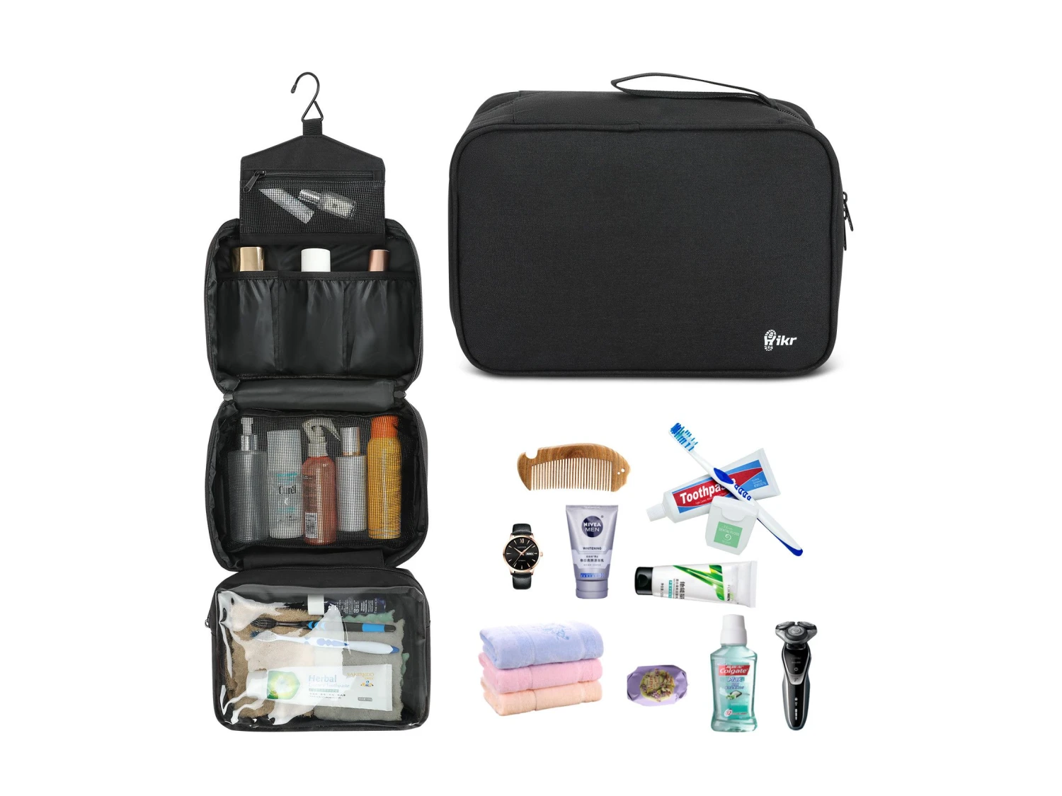 Hikr Toilettas Met Haak - Blue 6 Hikr Toilettas Met Haak - Blue - Afbeelding 4