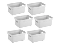 Sunware Sigma Home 2,5 Liter Set Van 6 Opbergboxen - White
