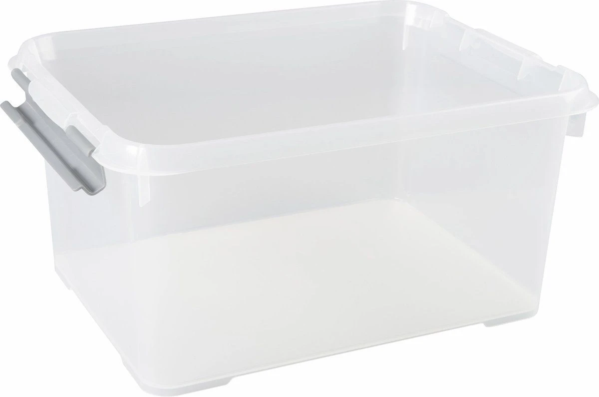 Curver Handy+ 15 Liter Opbergbox Met Deksel - 4 Stuks 6 Curver Handy+ 15 Liter Opbergbox Met Deksel - 4 Stuks - Afbeelding 4