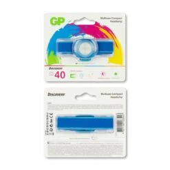 Merkloos GP CH31 40 Lumen Hoofdlamp - Blue -Buiten Kamperen 97e6fb44c34dcf5f