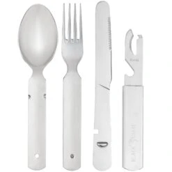 Black Snake Roestvrij Stalen 1-persoons Thermobeker En Bestekset -Buiten Kamperen 9e2726052fb8b036