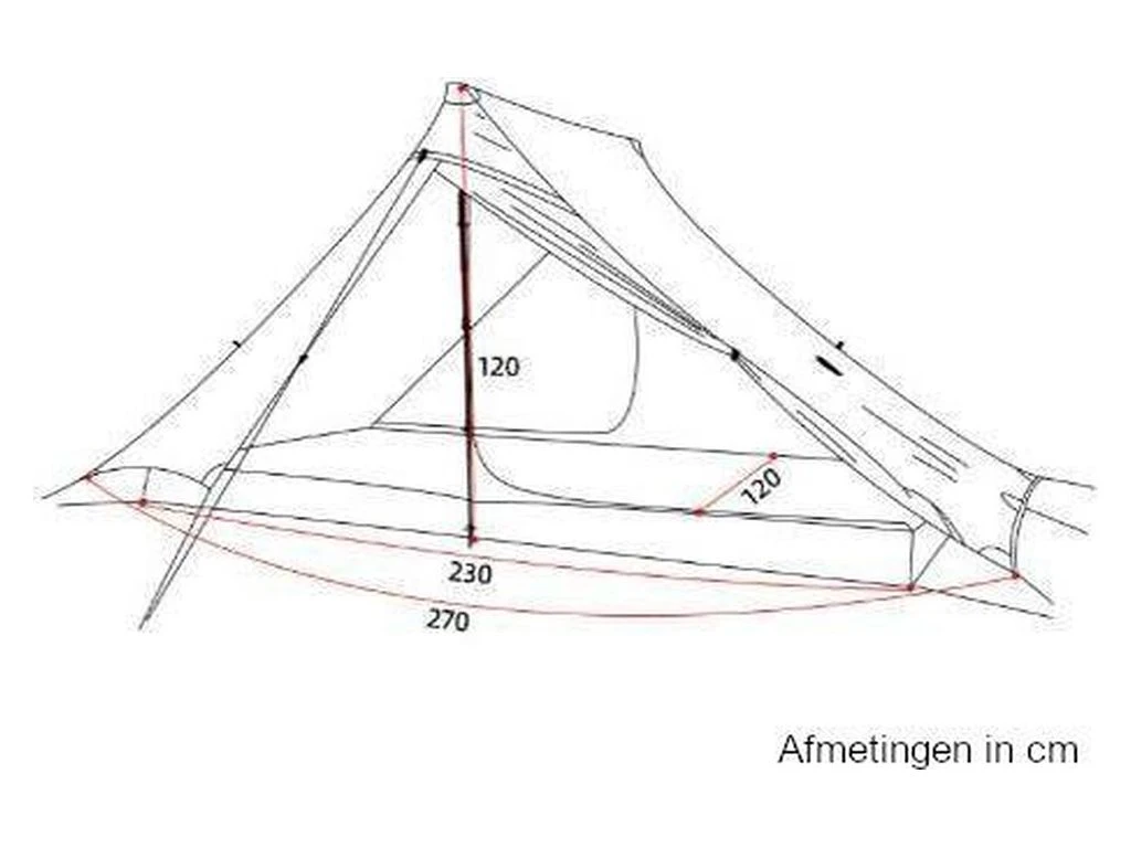 3F UL GEAR 2 PRO 3 Seizoenen 2-persoons Tent - Green 7 3F UL GEAR 2 PRO 3 Seizoenen 2-persoons Tent - Green - Afbeelding 5