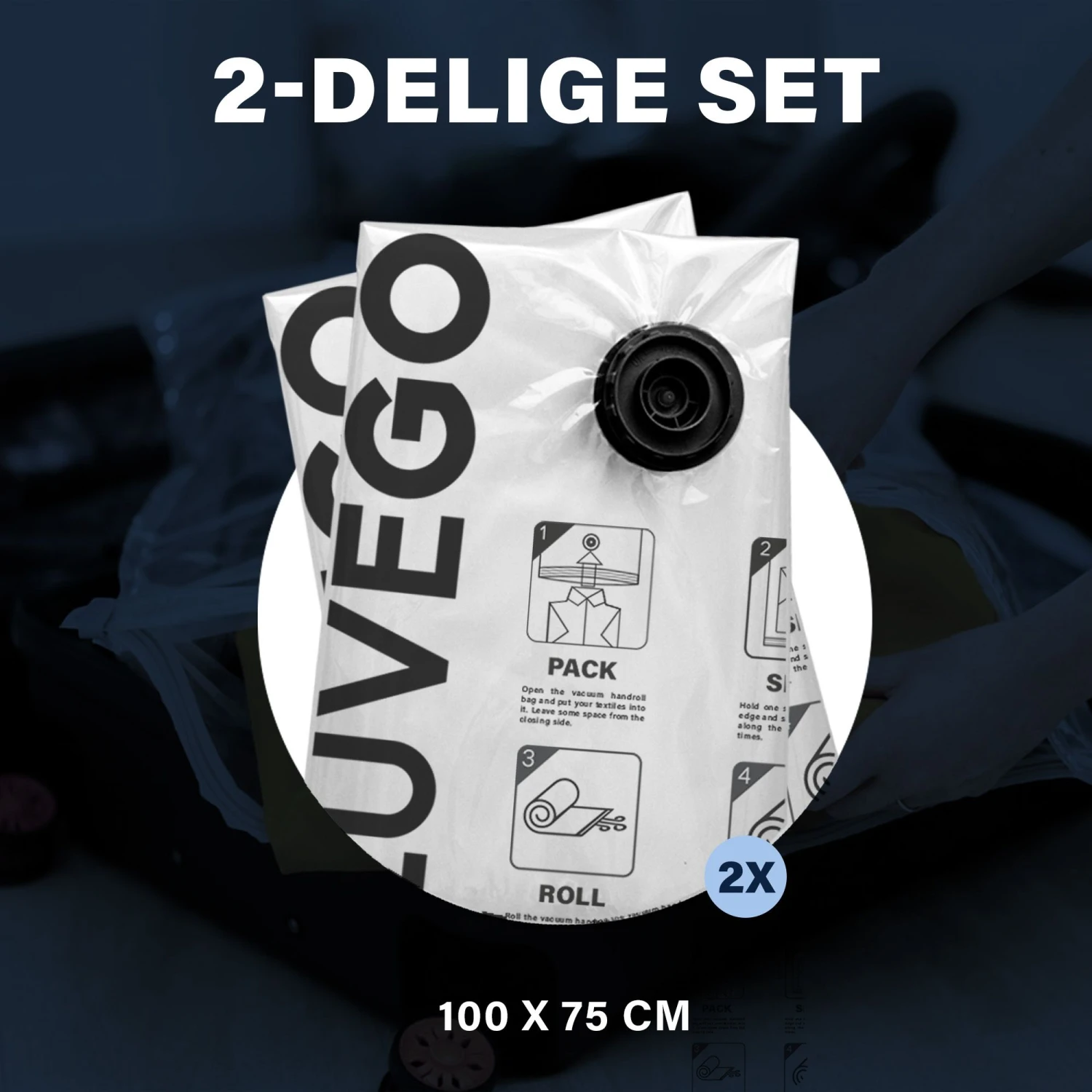 Luvego 100 X 75 Set Van 2 Vacuümzakken 7 Luvego 100 X 75 Set Van 2 Vacuümzakken - Afbeelding 5