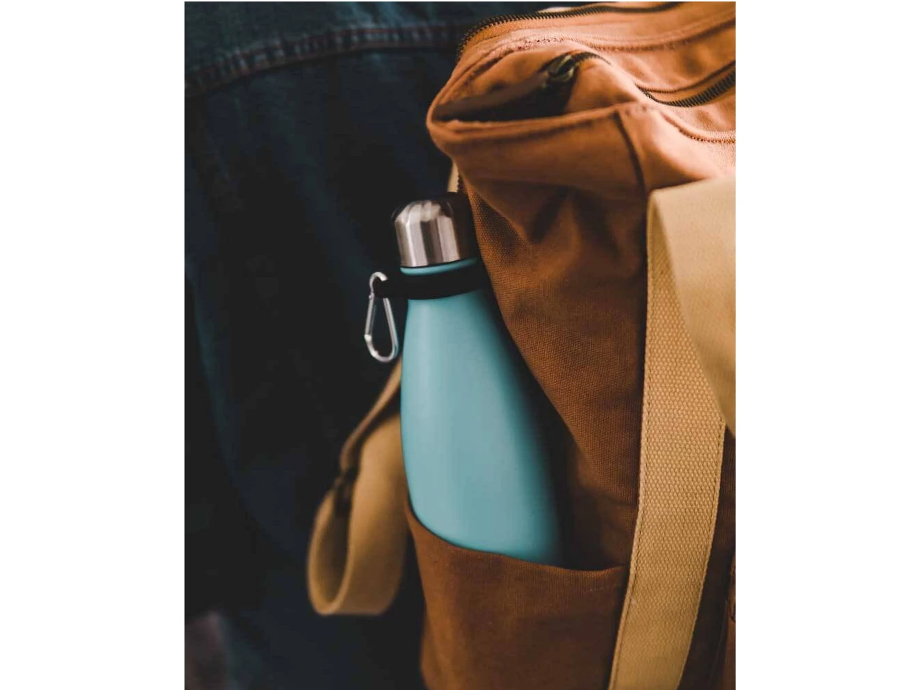 FLASKE 500 Ml RVS Drinkfles - Marble Night 5 FLASKE 500 Ml RVS Drinkfles - Marble Night - Afbeelding 3