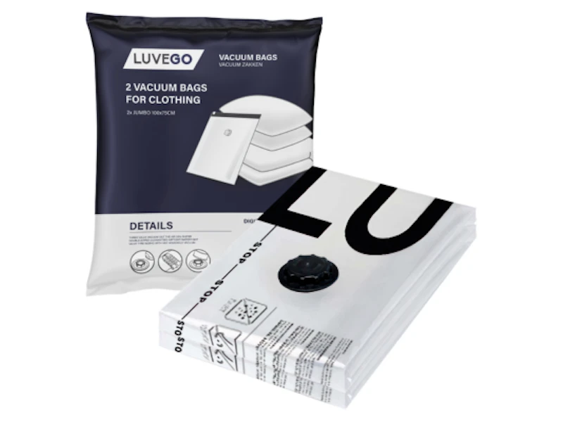 Luvego 100 X 75 Set Van 2 Vacuümzakken 3 Luvego 100 X 75 Set Van 2 Vacuümzakken
