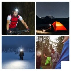 Merkloos Perel 7-leds Hoofdlamp - Grey -Buiten Kamperen a72bf439a19f73a6