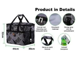 Merkloos Packaway 40 Liter Geïsoleerde Koeltas - Abstract 13 Merkloos Packaway 40 Liter Geïsoleerde Koeltas - Abstract -Buiten Kamperen a830433cc252e6b9