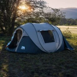 Deryan 4-persoons 2000MM Luxe Pop Up Tent -Buiten Kamperen a9d86562f364cda9