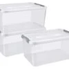 Curver Handy+ 50 Liter Opbergbox Met Deksel - 3 Stuks -Buiten Kamperen ac6065e95627f39a