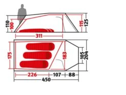 Wechsel Tempest 3 Trekkerstent -Buiten Kamperen af26056f6500ccc9