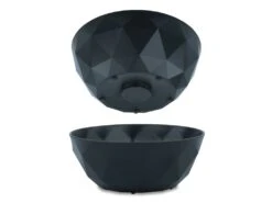 Silwy ⌀16 Cm Set Van 2 Magnetische Kunststof Kommen - Grey