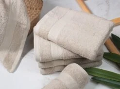 DoubleDry Hotel 16 X 21 Cm Set Van 6 Washandjes - Taupe -Buiten Kamperen b5b38d1b635d4a69