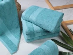 DoubleDry Hotel 16 X 21 Cm Set Van 6 Washandjes - Denim -Buiten Kamperen bc1546bd40728e57